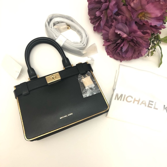 Michael Kors Handbags - SOLD Micheal Micheal Kors Tatiana Leather Satchel